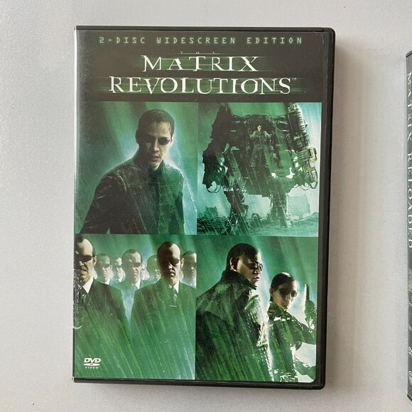 The Matrix 2 DVD Set Matrix Reloaded & Matrix Revolutions (2003 ) Rated R - Picture 2 of 10